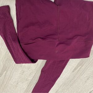 Lululemon Burgundy Leggings